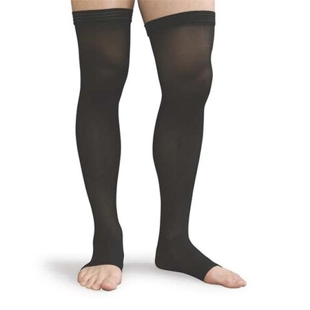 FastTackle OT - 9433 - BL 20-30 mm Hg Compression Thigh High with Uniband44; Black - Small